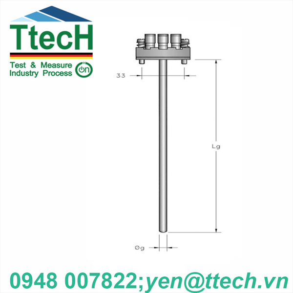 CẢM  BIẾN NHIỆT PT (RIS-TERMOTECH)