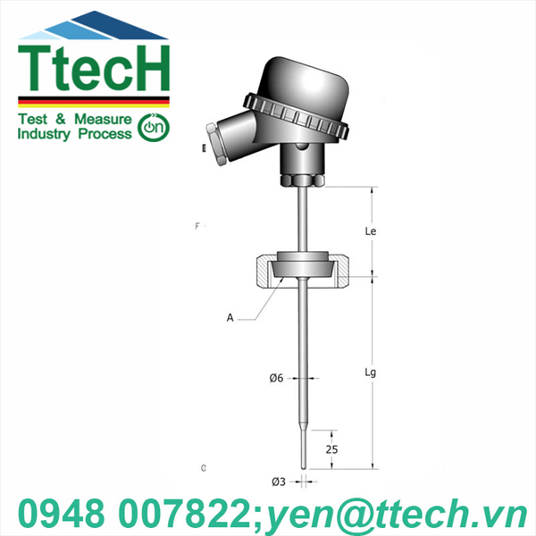 CAN NHIỆT PT (RTA -TERMOTECH)