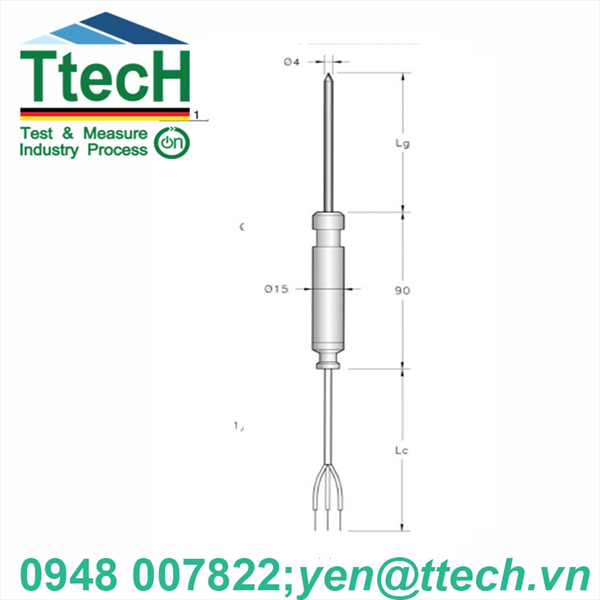 Cảm Biến Nhiệt Độ  RMF  (TERMOTECH)