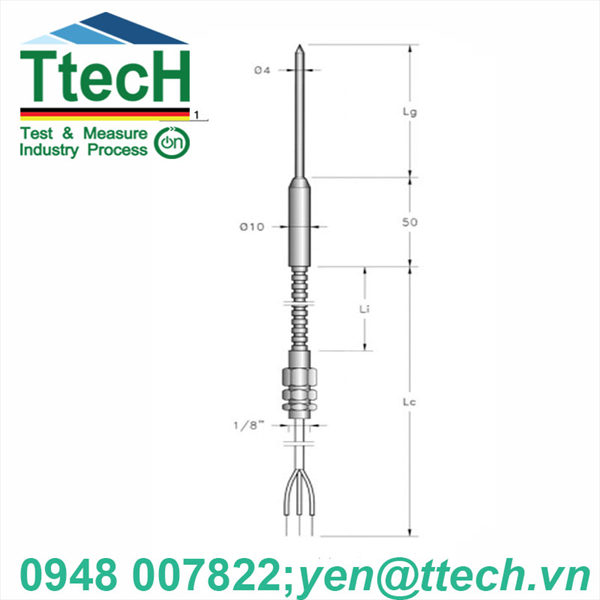 Cảm Biến Nhiệt Độ  RLS (TERMOTECH)